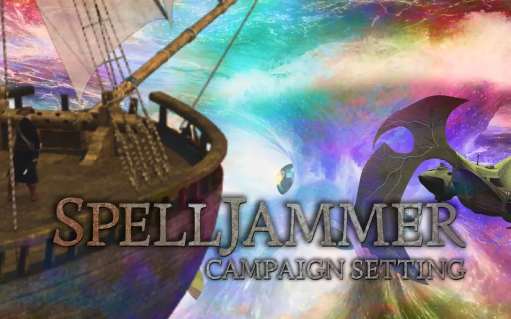 My Writing Distractions setting title card for Spelljammer.