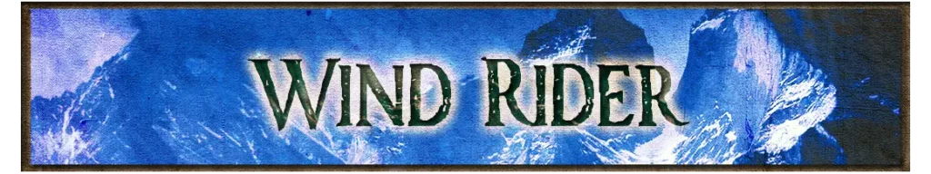 LoA Title Image for the Wind Rider Spellbook section.
